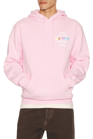 Anti Social Social Club x Nascar Games Hoodie in Pink