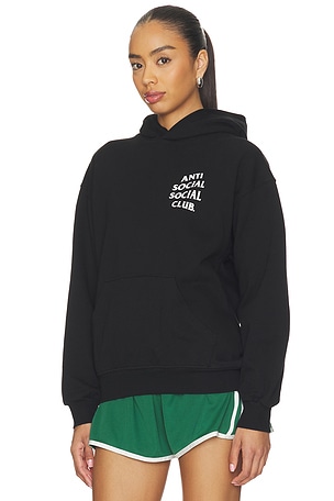 Anti Social Social Club Clutching Pearls Hoodie in Black