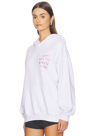 Anti Social Social Club Rhinestone Mind Games Hoodie in White