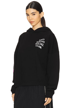 Anti Social Social Club Cozy Oversized Hoodie in Black