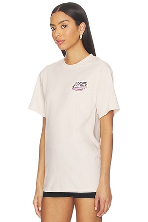 Anti social social club camiseta en color crema