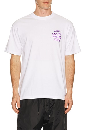 Anti Social Social Club x REVOLVE Camo Mind Games Tee in White. Size L. Also