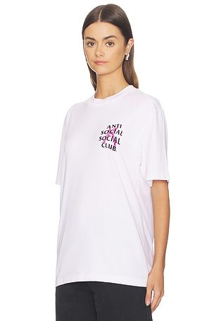 Anti Social Social Club Cancelled Hand Painted Tee in White