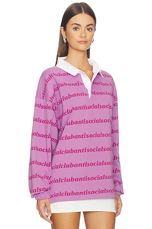 Anti Social Social Club Run On Polo in Purple