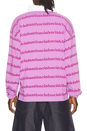 Anti Social Social Club Run On Polo in Purple