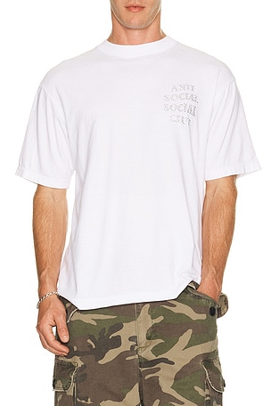 T-SHIRT RHINESTONE Anti Social Social Club