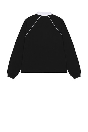 Anti Social Social Club Rugby Polo in Black