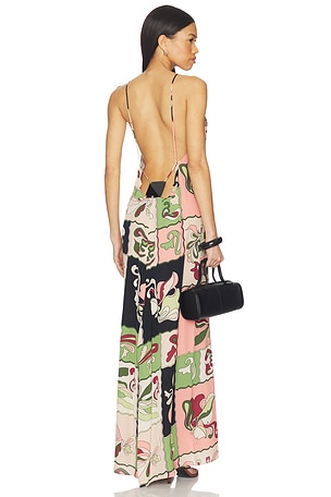 Inamorata Bare Back Maxi Dress ADRIANA DEGREAS