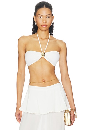SOLID BANDEAU 탑 ADRIANA DEGREAS