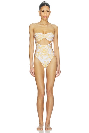 Foliage Cut Out Swimsuit ADRIANA DEGREAS