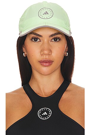 adidas by Stella McCartney Run Cap in Green Spark & Dove  display picture 2