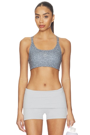 Running Printed Mini Crop Sports Bra adidas by Stella McCartney