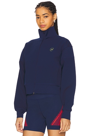 adidas by Stella McCartney Knitted Track Top in Navy