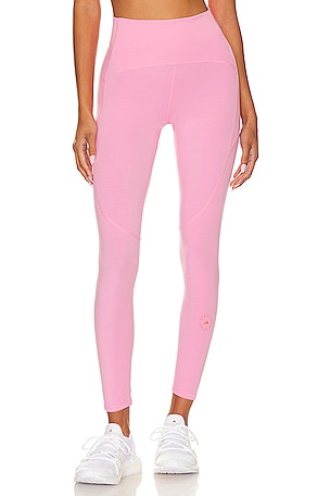 NWT Adidas Women's Essentials High Waist Leggings Size LARGE Pink GM5565  Logo | eBay