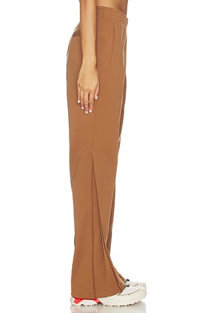 adidas by Stella McCartney Knitted Track Pants in Brown. Size XS. Also