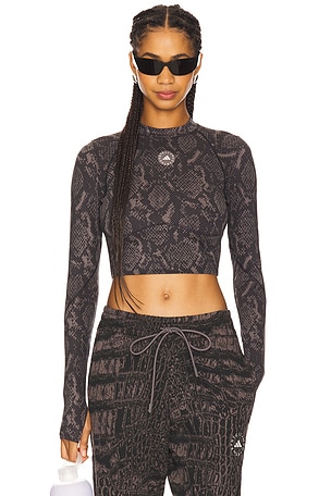 True Purpose Training Long Sleeve Crop Top adidas by Stella McCartney