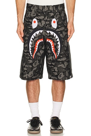 x Bape Shark Denim Jorts adidas Originals