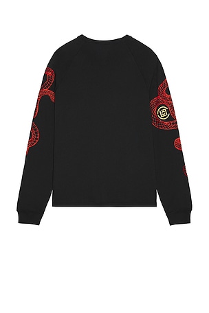 adidas Originals x Clot Raglan Pullover in Black