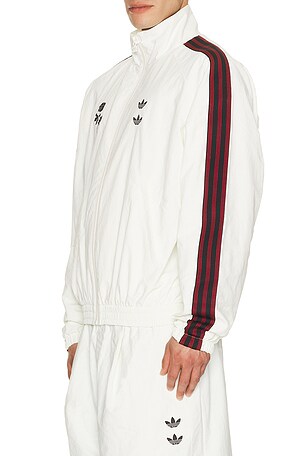 adidas Originals x Willy Chavarria Woven Track Jacket in White