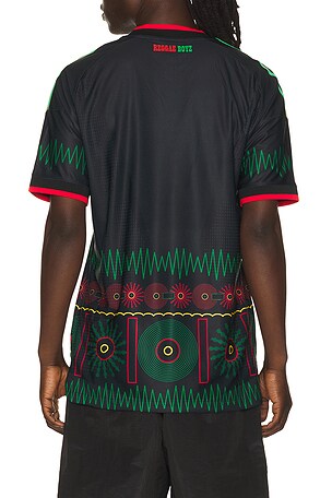 adidas Originals JFF Jamaica 26 Away World Cup Jersey in Black
