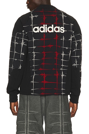 adidas Originals x Thug Club Goalie Tee in Black