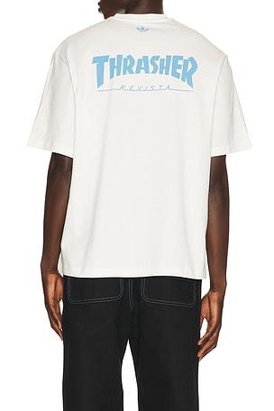 adidas Originals x Thrasher Magazine x AFA Tee in White