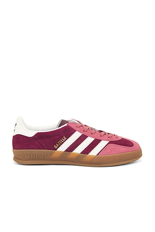 adidas Originals GAZELLE INDOOR Maroon White Preloved Crimson REVOLVE