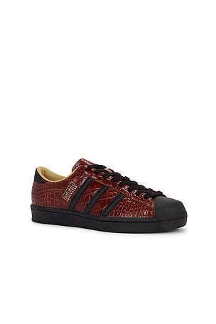 adidas Originals Superstar Vintage Sneaker in Brown