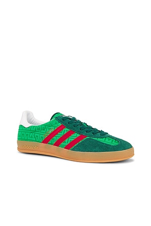 adidas Originals Gazelle Indoor Sneaker in Green