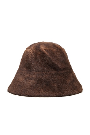 The Uptown Faux Fur Bucket Hat Adrienne Landau