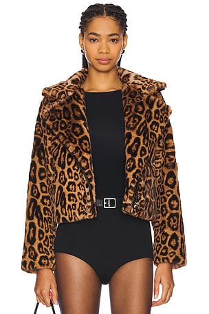 Malene birger leopard coat best sale