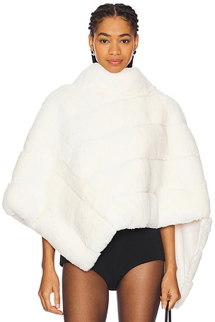 x REVOLVE Faux Fur Wrap Adrienne Landau