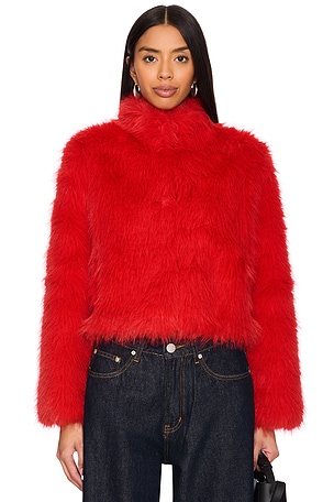 КУРТКА FAUX FOX FUR Adrienne Landau