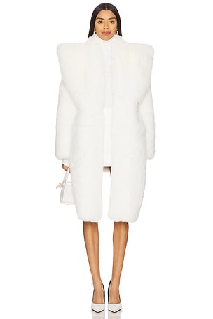 The Renaissance Faux Fur Coat Adrienne Landau