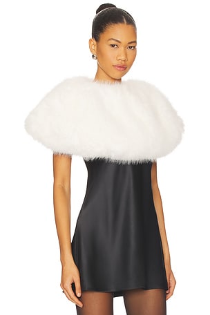 Adrienne Landau Luna Shawl in White