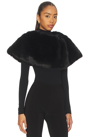 Adrienne Landau Luna Shawl in Black