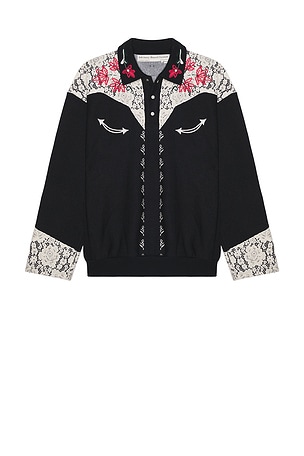 Western Shirt Style Collared Crew Advisory Board Crystals