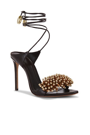 Alexandre Birman Zaya Heels 100 in Chocolate