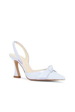 Alexandre Birman Clarita Bell Slingback 85 in Baby Blue