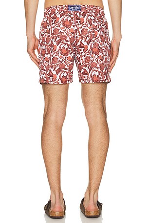 Arrels Barcelona Kabak x Lazaro Rosa Violan Classic Swim Shorts in Red in Red