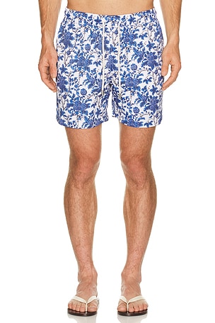 Marmaris x Lazaro Rosa-Violan Classic Swim Shorts in Blue Arrels Barcelona