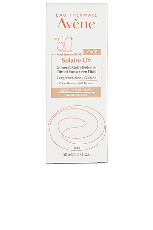 Avene Solaire UV Mineral Multi-Defense Tinted Sunscreen Fluid SPF 50 in Beauty: NA