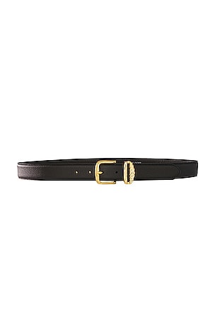 Black & Gold French Rope Belt AUREUM