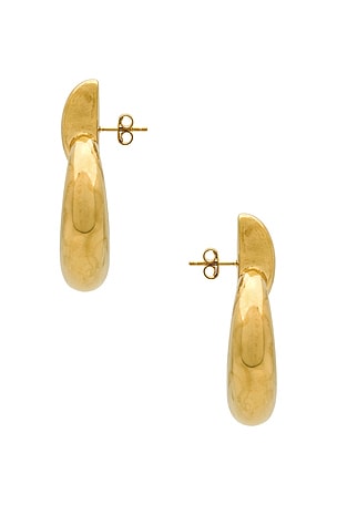 AUREUM Elodie Earrings in Metallic Gold