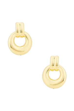 Elodie Petite Mini Circle Knot Earrings AUREUM