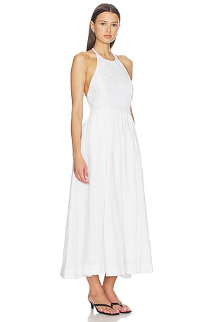 AEXAE x REVOLVE Linen Doll Maxi Dress in White