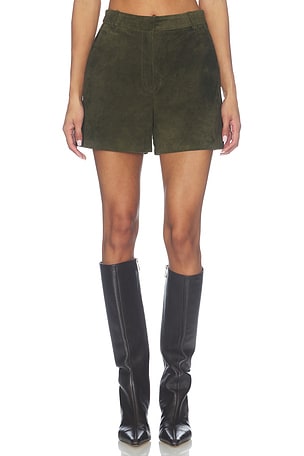 Lamb Leather Suede Short AEXAE