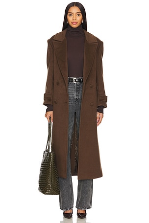 Wool Structured Belted Coat AEXAE