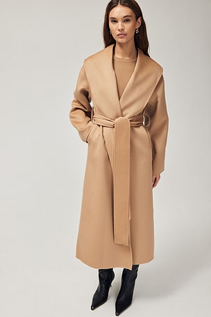 Cashmere Wrap Coat