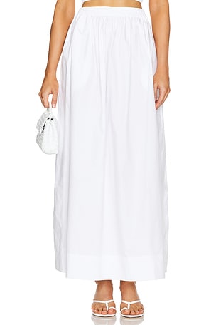 AEXAE Maxi Skirt in White